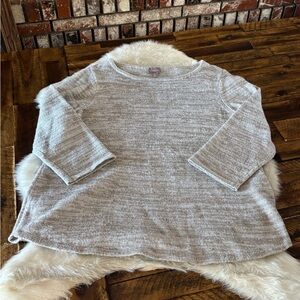 Chico's Light Gray Women's Crew Neck Sweater
